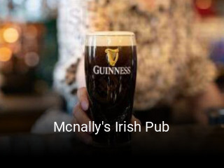 Mcnally's Irish Pub open hours