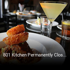 801 Kitchen Permanently Closed opening hours