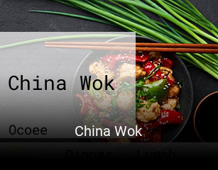 China Wok open hours