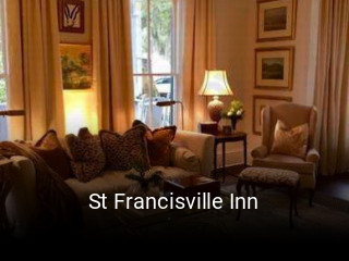 St Francisville Inn opening hours