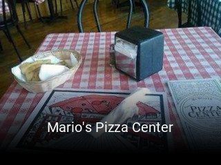 Mario's Pizza Center opening hours