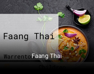 Faang Thai opening hours