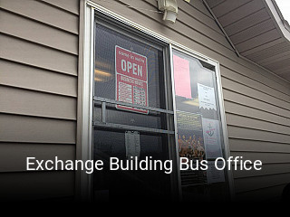 Exchange Building Bus Office opening hours