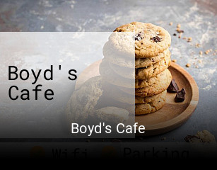 Boyd's Cafe open hours