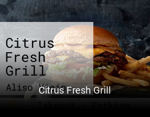 Citrus Fresh Grill opening hours