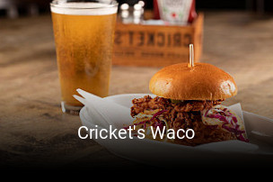 Cricket's Waco open hours