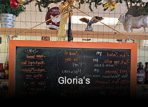 Gloria's opening hours