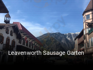 Leavenworth Sausage Garten open hours