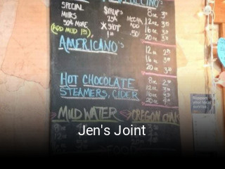 Jen's Joint opening hours