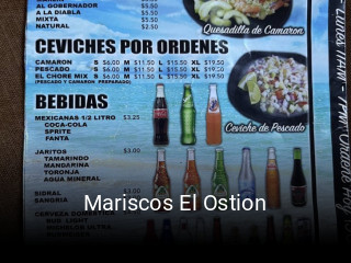 Mariscos El Ostion open hours