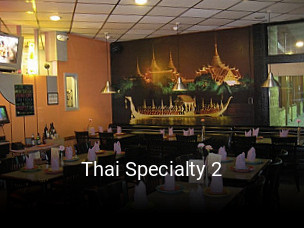 Thai Specialty 2 opening hours