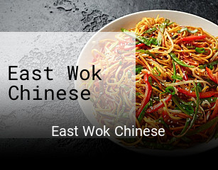 East Wok Chinese opening hours