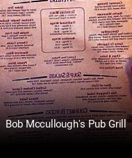 Bob Mccullough's Pub Grill opening hours