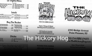 The Hickory Hog opening hours