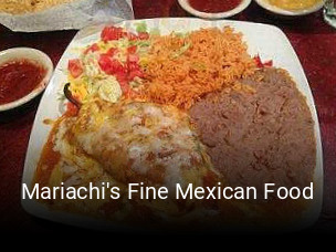 Mariachi's Fine Mexican Food open hours