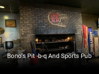 Bono's Pit -b-q And Sports Pub opening hours