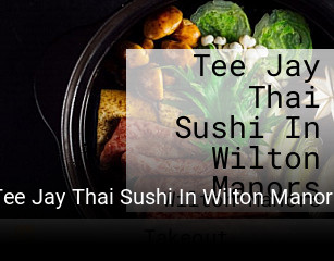 Tee Jay Thai Sushi In Wilton Manors opening hours