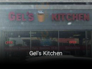 Gel's Kitchen opening hours