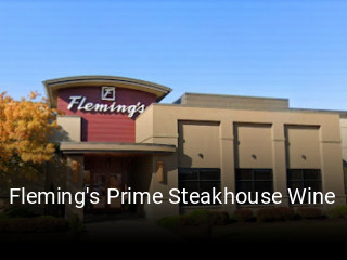 Fleming's Prime Steakhouse Wine opening hours