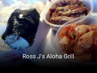 Ross J's Aloha Grill opening hours