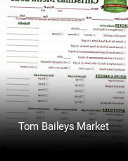 Tom Baileys Market opening hours