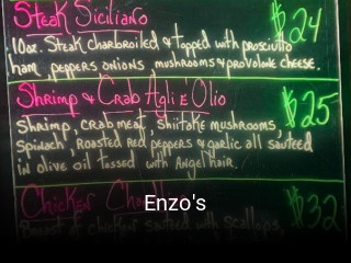 Enzo's opening hours