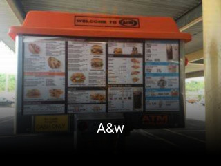 A&w open hours