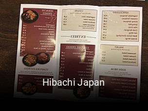 Hibachi Japan opening hours