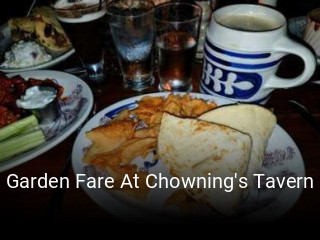 Garden Fare At Chowning's Tavern open hours