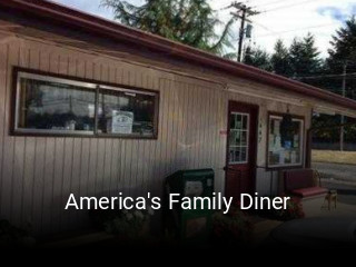 America's Family Diner open hours