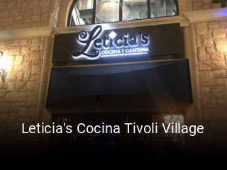 Leticia's Cocina Tivoli Village open hours