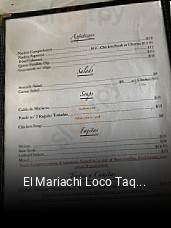 El Mariachi Loco Taqueria And open hours