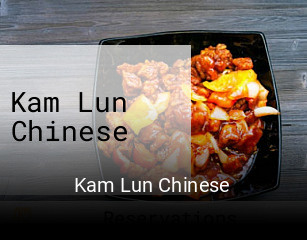 Kam Lun Chinese open hours