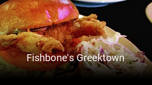 Fishbone's Greektown opening hours