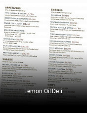 Lemon Oil Deli open hours