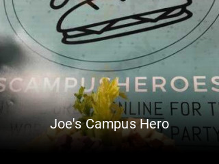 Joe's Campus Hero opening hours