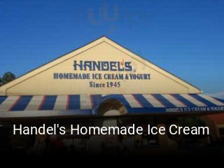 Handel's Homemade Ice Cream opening hours