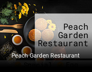 Peach Garden Restaurant open hours