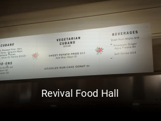 Revival Food Hall open hours