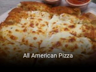 All American Pizza opening hours