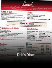 Deb's Diner open hours