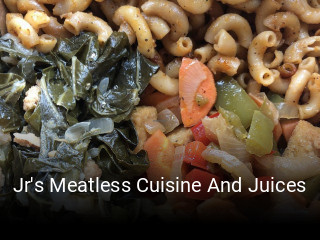 Jr's Meatless Cuisine And Juices opening hours