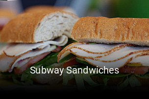 Subway Sandwiches open hours