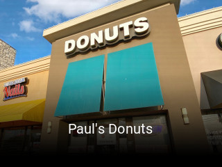 Paul's Donuts open hours