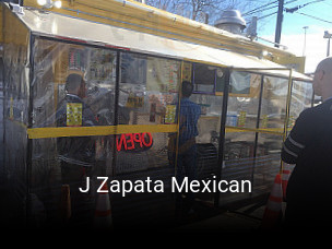 J Zapata Mexican open hours