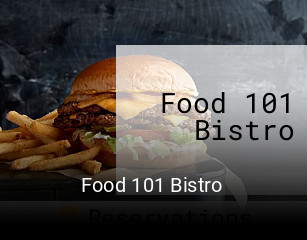 Food 101 Bistro open hours