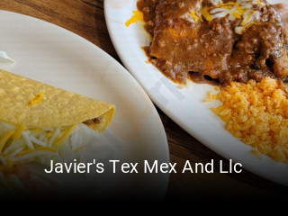 Javier's Tex Mex And Llc open hours