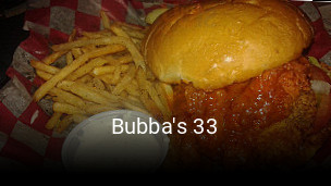 Bubba's 33 open hours