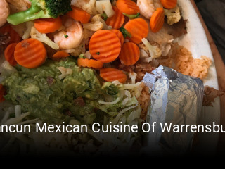 Cancun Mexican Cuisine Of Warrensburg open hours