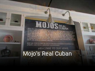 Mojo's Real Cuban opening hours